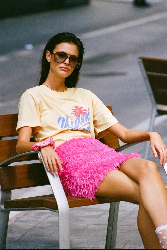 ANNORA T SHIRT 25ZFFF01 125 Sunbeam Yellow